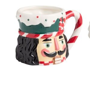 Cost Plus World Market Nutcracker Mug - Red, Green, Black